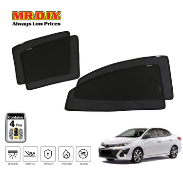 SHENGGE Car Fit Sunshade VIOS 2019 Set (4 pieces)