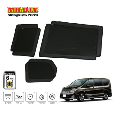 SHENGGE Car Fit Sunshade SERENA 2014-2017 Set (4 pieces)