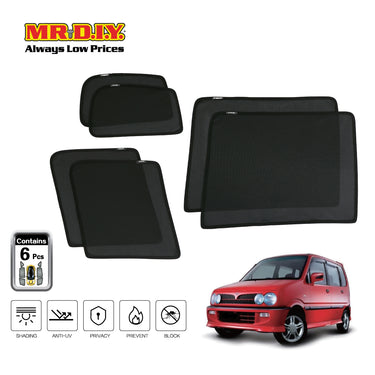 SHENGGE Car Fit Sunshade KENARI Set (6 pieces)