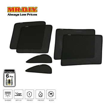 SHENGGE Car Fit Sunshade HILUX 2016 Set (6 pieces)