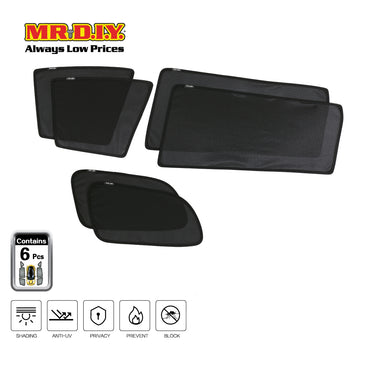 SHENGGE Car Fit Sunshade WISH 2009 Set (6 pieces)