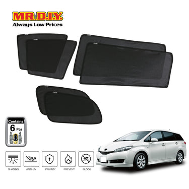 SHENGGE Car Fit Sunshade WISH 2009 Set (6 pieces)