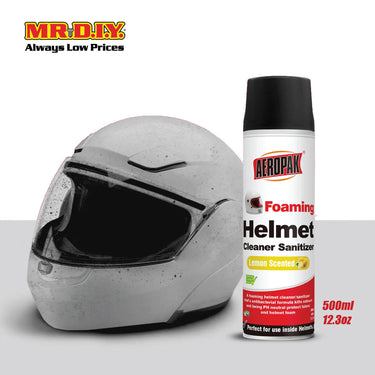 AEROPAK Foaming Helmet Cleaner Sanitizer Lemon Scented (500ml)