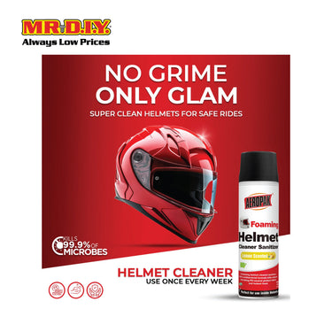 AEROPAK Foaming Helmet Cleaner Sanitizer Lemon Scented (500ml)