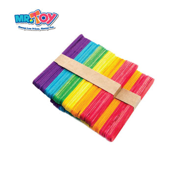 DIY Rainbow Crafting Sticks