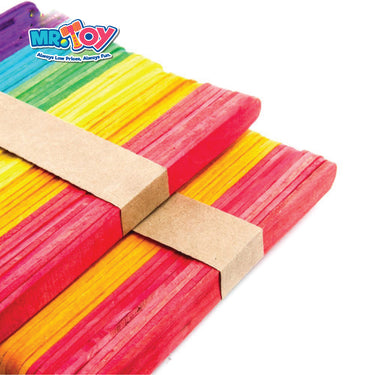 DIY Rainbow Crafting Sticks