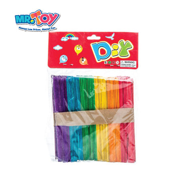 DIY Rainbow Crafting Sticks