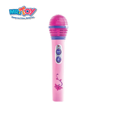 (MR.TOY) 12 Melodies Funny Microphone with Stand Holder Playset Toy