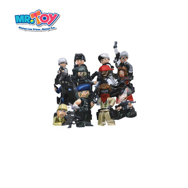 (MR. TOY) Sluban Minifigures (12 pcs)