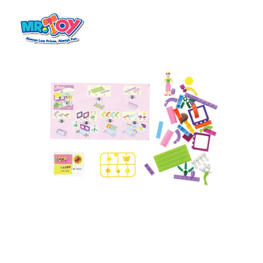 (MR TOY) AUSINI Fashion Girls Ice Cream Stall Block Set (39 pcs)