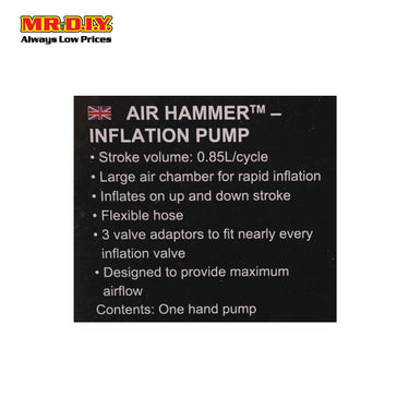 BESTWAY Air Hammer Inflation Pump (30cm)