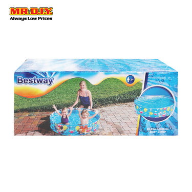 BESTWAY Round Foldable Swimming Pool for Kids (1.22m x 25cm)
