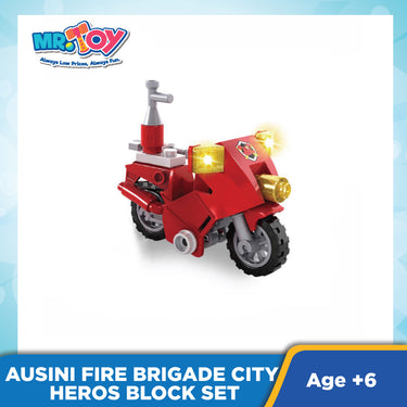 (MR. DIY) AUSINI Fire Brigade City Heros Block Set