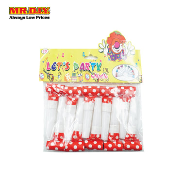 (MR.DIY) Party Blowouts Whistle (10pcs)