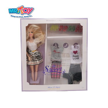(MR. TOY) Beautiful Doll Set
