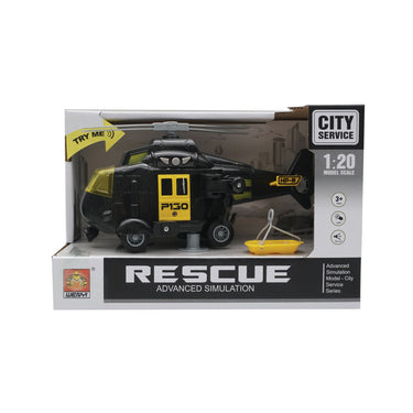 (MR. TOY) Rescue Helicopter Model Scale