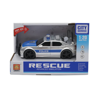 (MR. TOY) Rescue Police Model Scale with Light & Sound