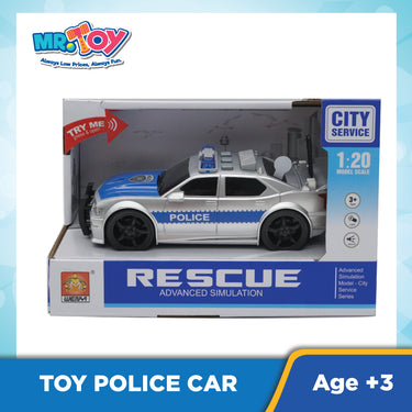 (MR. TOY) Rescue Police Model Scale with Light & Sound