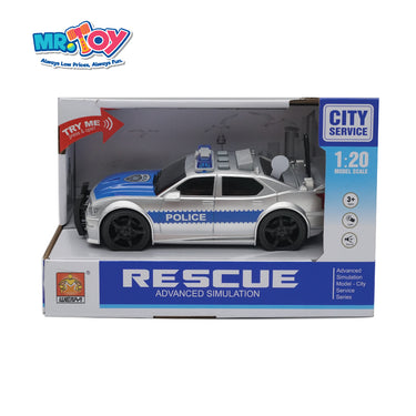 (MR. TOY) Rescue Police Model Scale with Light & Sound