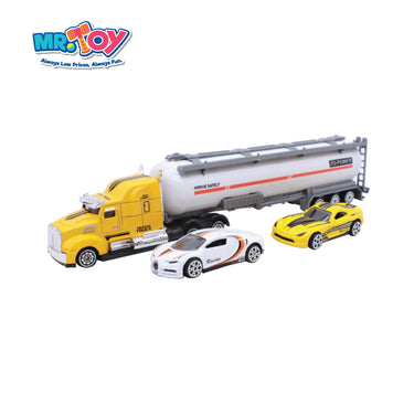 (MR. TOY) Truck+Car Play Set Zq-10033A