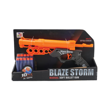 Blaze Storm Long Toy Gun with Soft Bullet