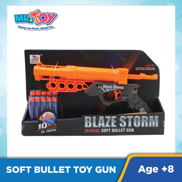 Blaze Storm Long Toy Gun with Soft Bullet