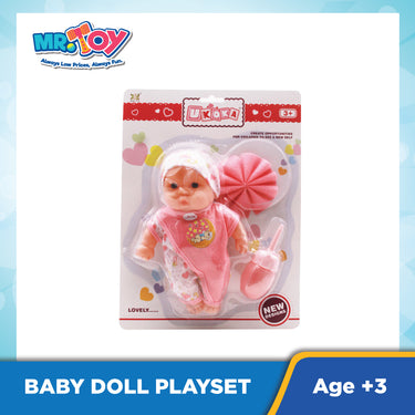 (MR. TOY) XINGYUE Ukoka Baby Doll Playset 6189-3E