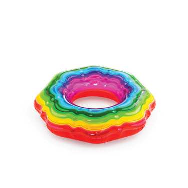 BESTWAY Rainbow Swim Ring (1.15m)