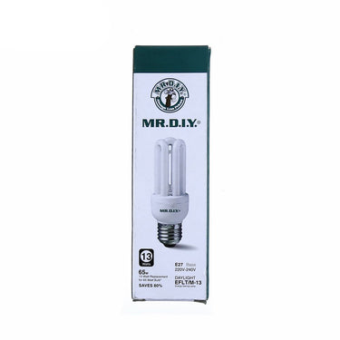(MR.DIY) 3U Shape Bulb Daylight E27 (13W)