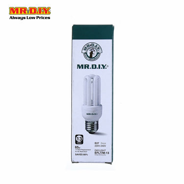 (MR.DIY) 3U Shape Bulb Daylight E27 (13W)