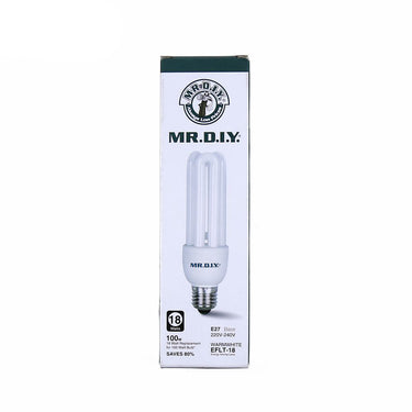 [BEST SELLER] (MR.DIY) 3U Shape LED Bulb Warm White E27 (18W)