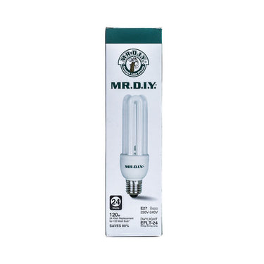 [BEST SELLER] (MR.DIY) 3U Shape Bulb Daylight E27 (24W)