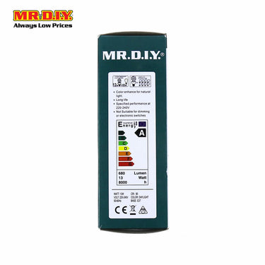 (MR.DIY) Spiral LED Bulb Daylight E27 (13W)