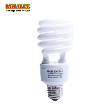 (MR.DIY) Spiral LED Bulb Daylight E27 (24W)