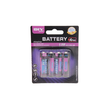 (MR.DIY) Alkaline AA Battery (4pcs)