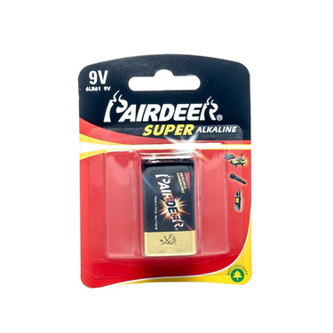 PAIRDEER Super Alkaline Battery 9V