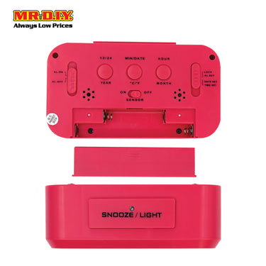 (MR.DIY) LCD Digital Alarm Clock (14cm x 8cm)
