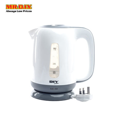 (MR.DIY) Premium Automatic Electric Plastic Kettle (1.7L)