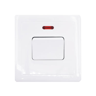 (MR.DIY) White Wall 20A 1 Gang Switch