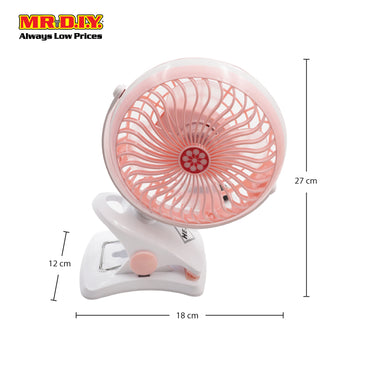 (MR.DIY)  Portable Small USB Fan Clip
