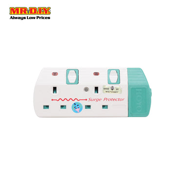 HOYO Extension Trailing Socket 3 Pin 2 Gang With SIRIM 2000W (2M)