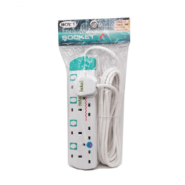 HOYO Trailing Socket 4 Gang (5m)