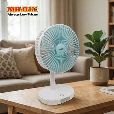 (MR.DIY) USB Rechargeable Table Fan Strong Wind