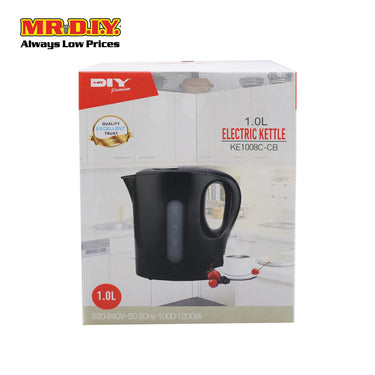 (MR.DIY) Electric Kettle Jug 1.0L KE1008C-CB