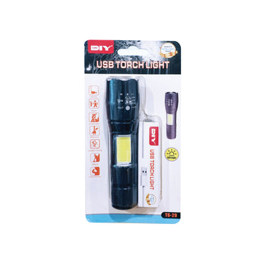 (MR.DIY) Multipurpose USB Rechargeable Torchlight