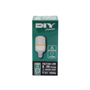 (MR.DIY) T60 LED Bulb Daylight E27 (12W)