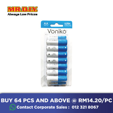 VONIKO Battery LR6 1.5V AA Ultra Alkaline (16pcs)