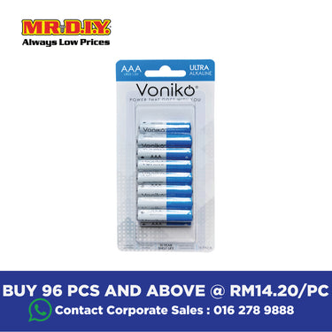 VONIKO Ultra Alkaline Battery LR03 1.5V AAA (16pcs)