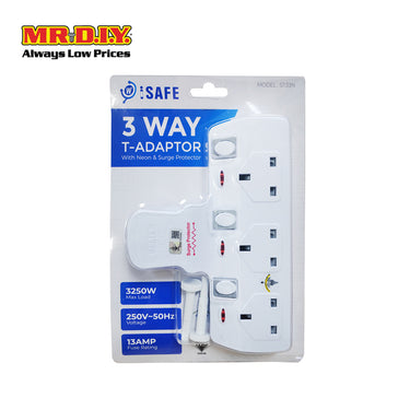 ISafe 3-Way T-Adaptor
