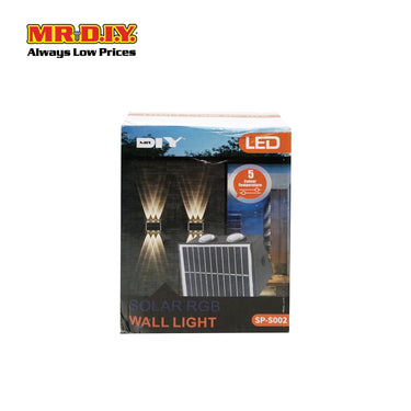 (MR DIY) Solar RGB Wall Light SP-S002